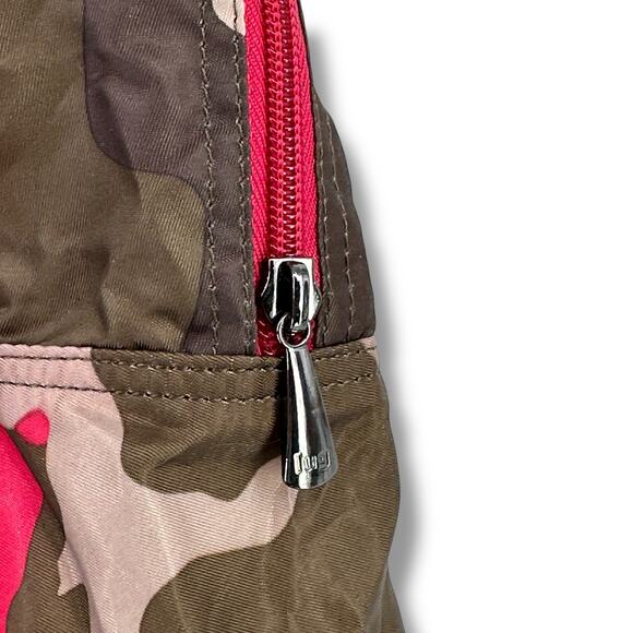 Lug Puddle Jumper Carry All Travel Tote Bag Pink Brown Camo Print 14X15X7 - Picture 4 of 8